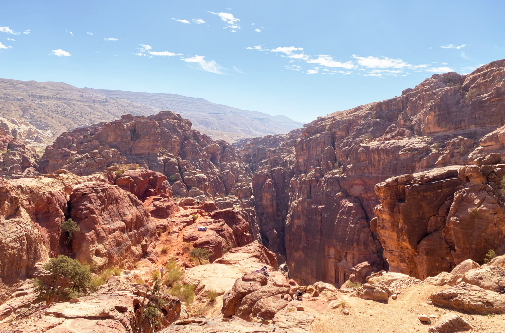 Paysage Petra Jordanie