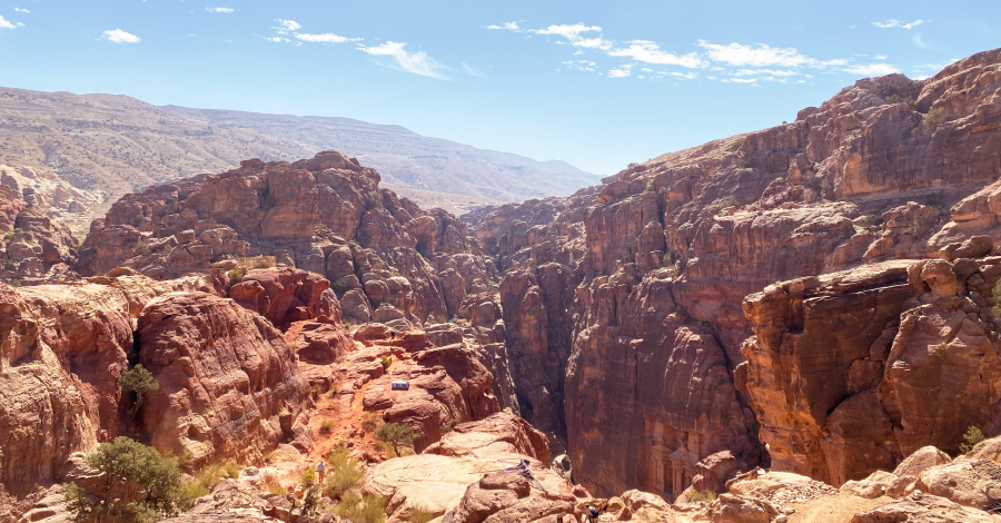 Paysage Petra Jordanie